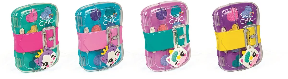 Clementoni Crazy Chic Oogschaduw Tasje - 18 Stuks