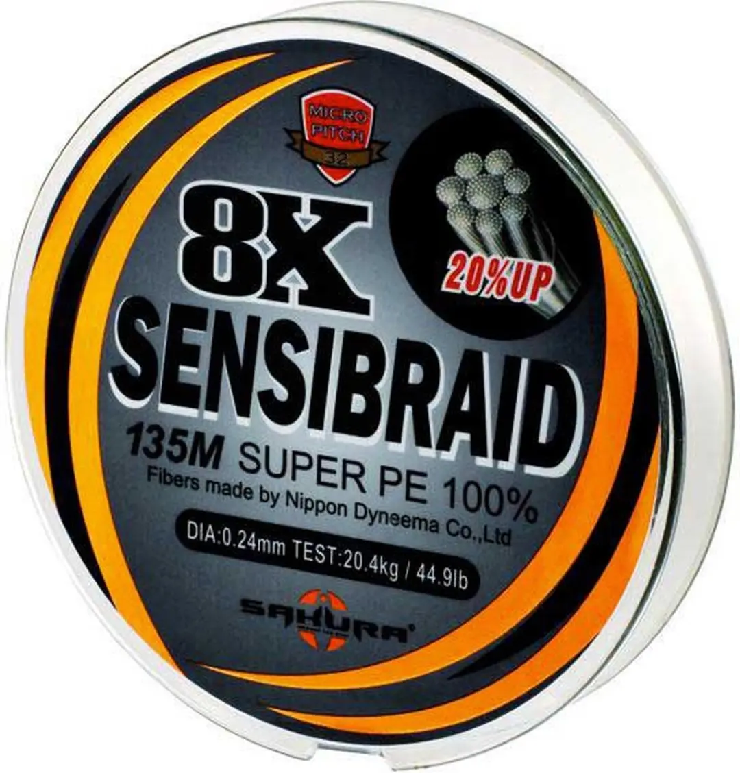 Sakura Sensibraid 8x Gevlochten Vislijn 135m