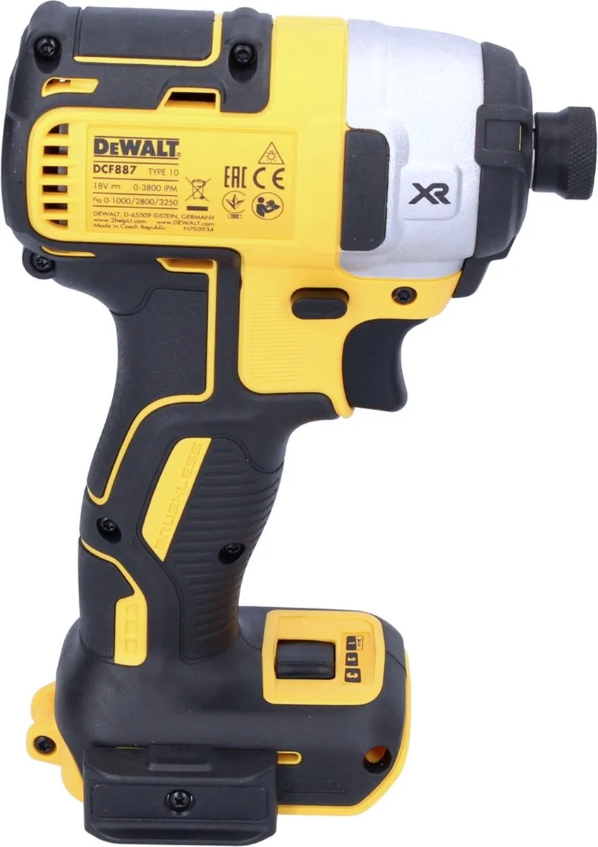 DeWalt DCF887NT Slagschroevendraaier 18V - 3 snelheden