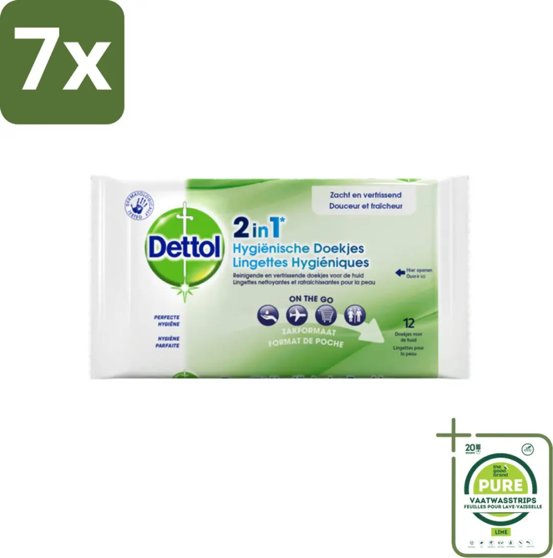 Dettol Reinigingsdoekjes 2-in-1