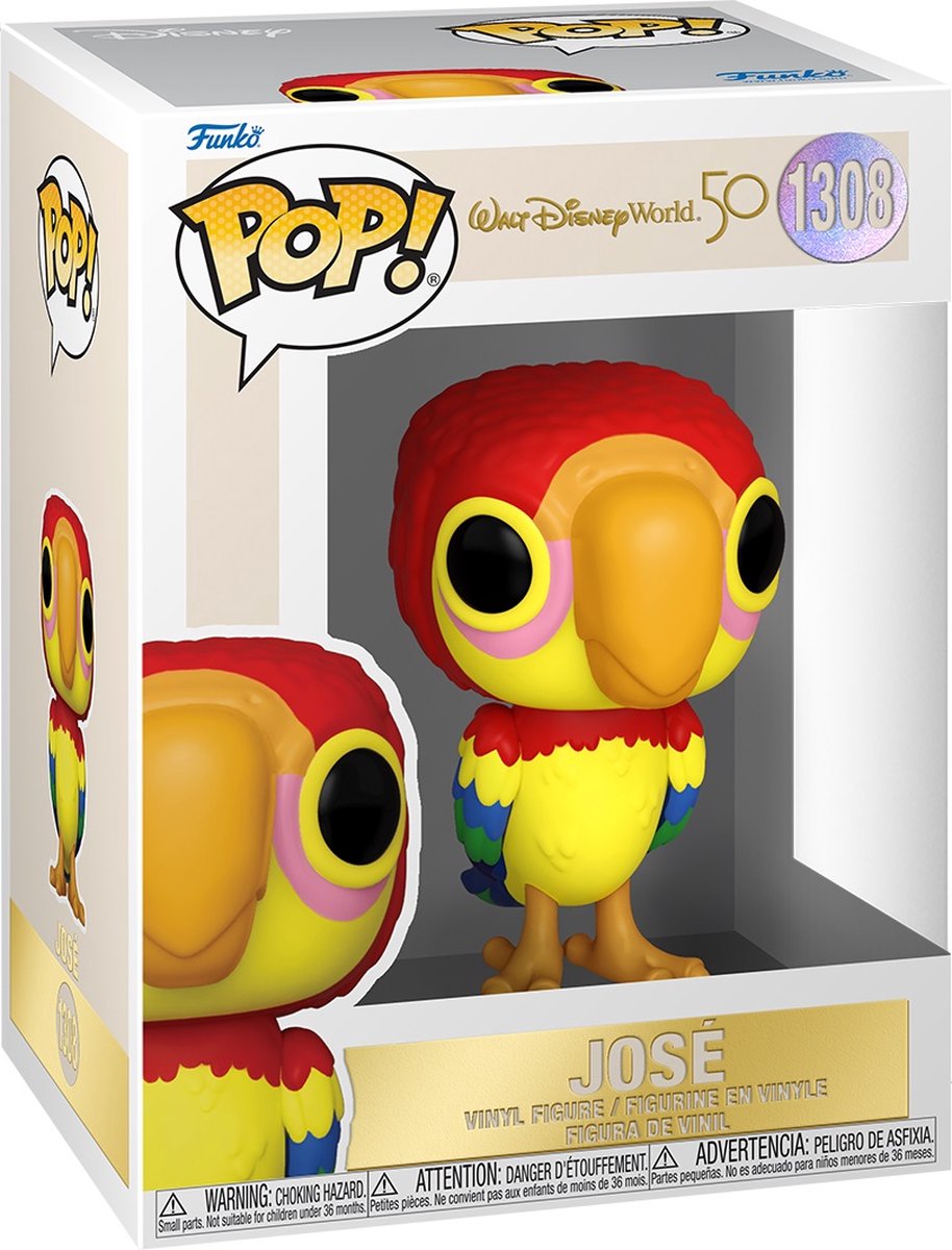Funko Verzamelfiguur Walt Disney World 50th Anniversary POP! José 9 cm Multicolours