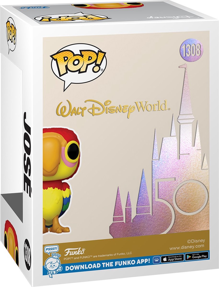 Funko Verzamelfiguur Walt Disney World 50th Anniversary POP! José 9 cm Multicolours