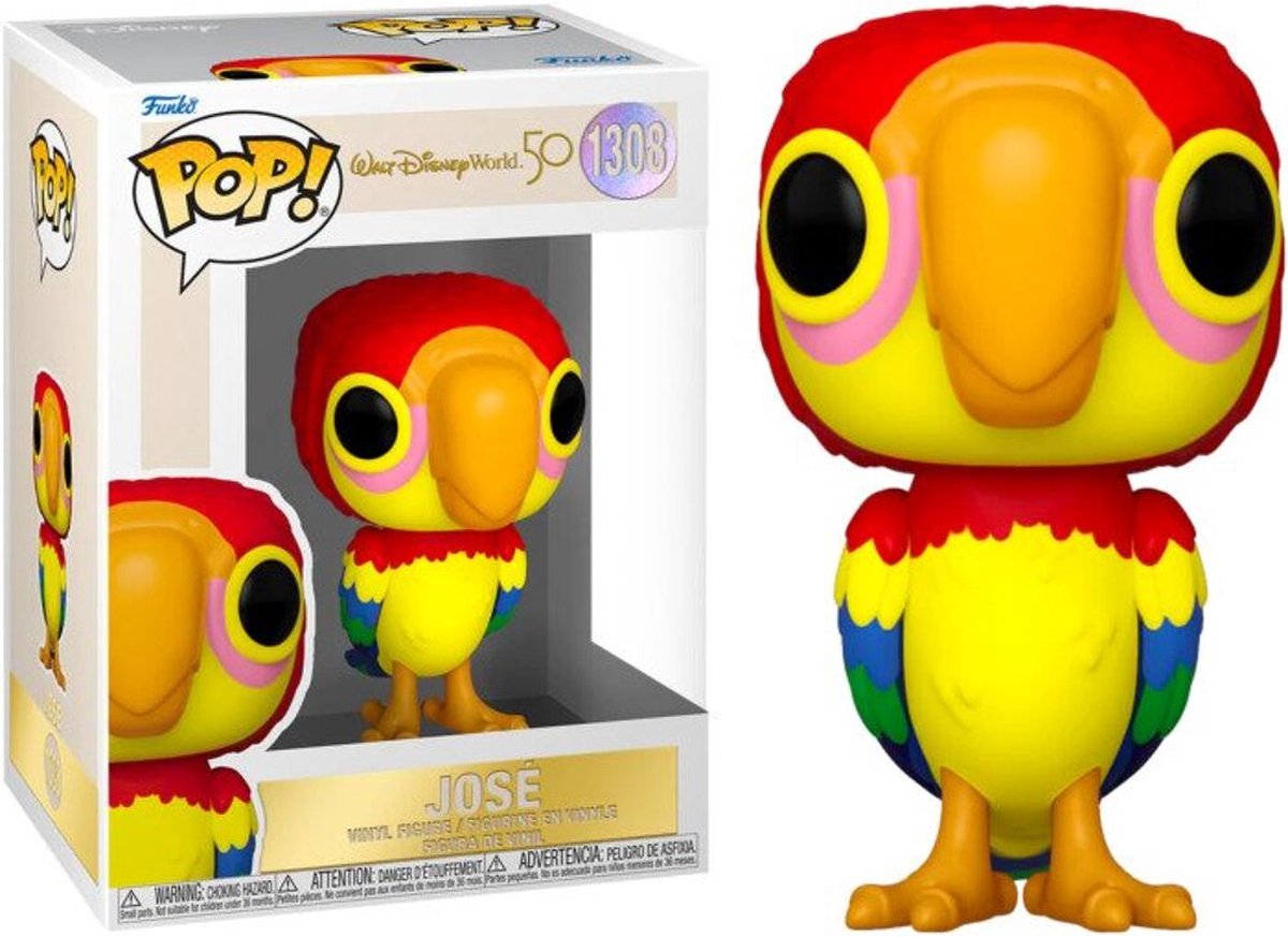 Funko Verzamelfiguur Walt Disney World 50th Anniversary POP! José 9 cm Multicolours