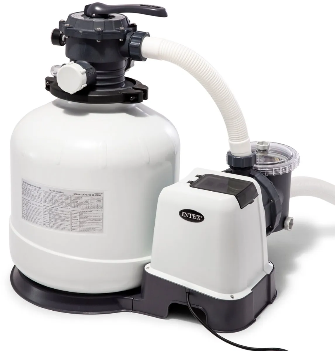 Intex - Zandfilterpomp SX3200 - 12.000 L/u - Geschikt voor zwembaden tot 66.600 L