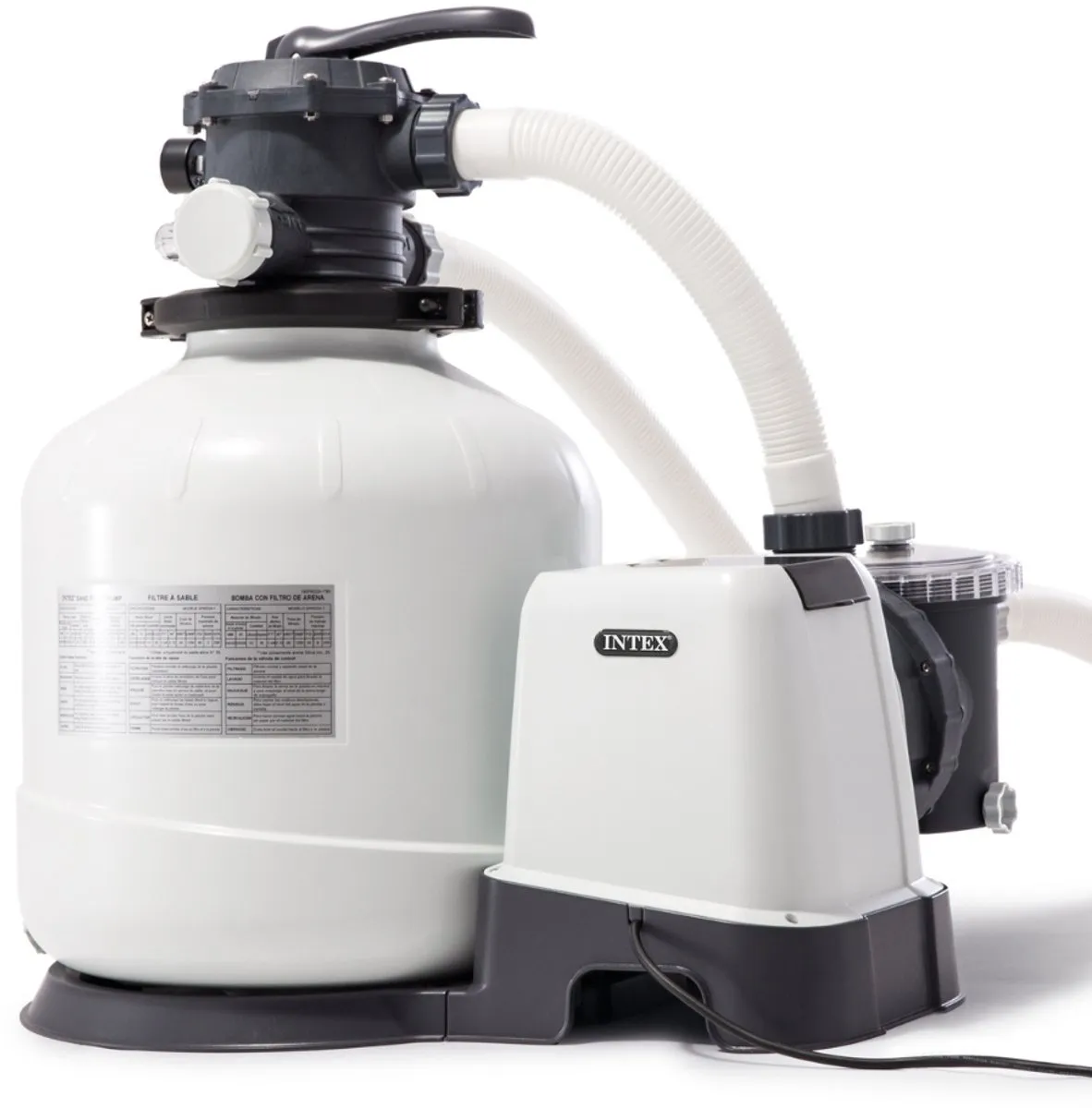 Intex - Zandfilterpomp SX3200 - 12.000 L/u - Geschikt voor zwembaden tot 66.600 L