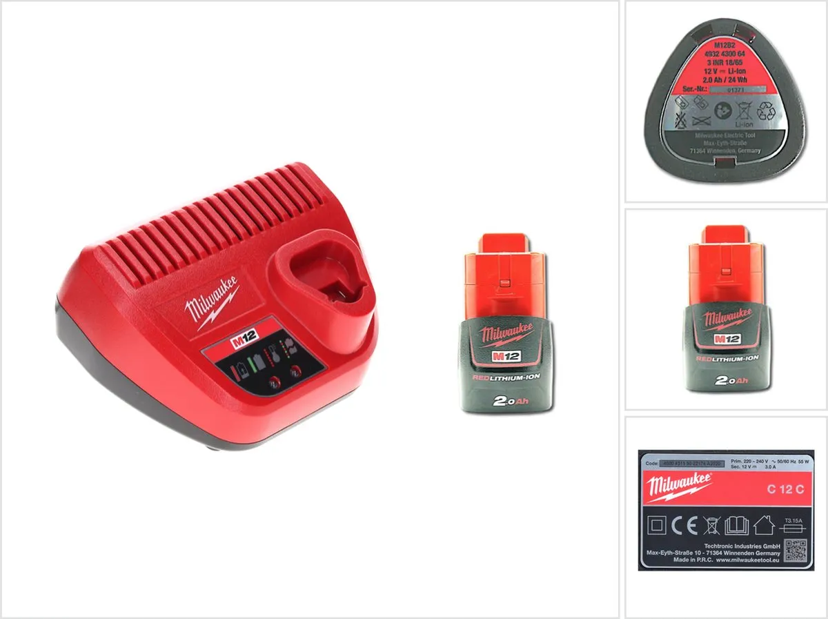 Milwaukee M12 Accustartset