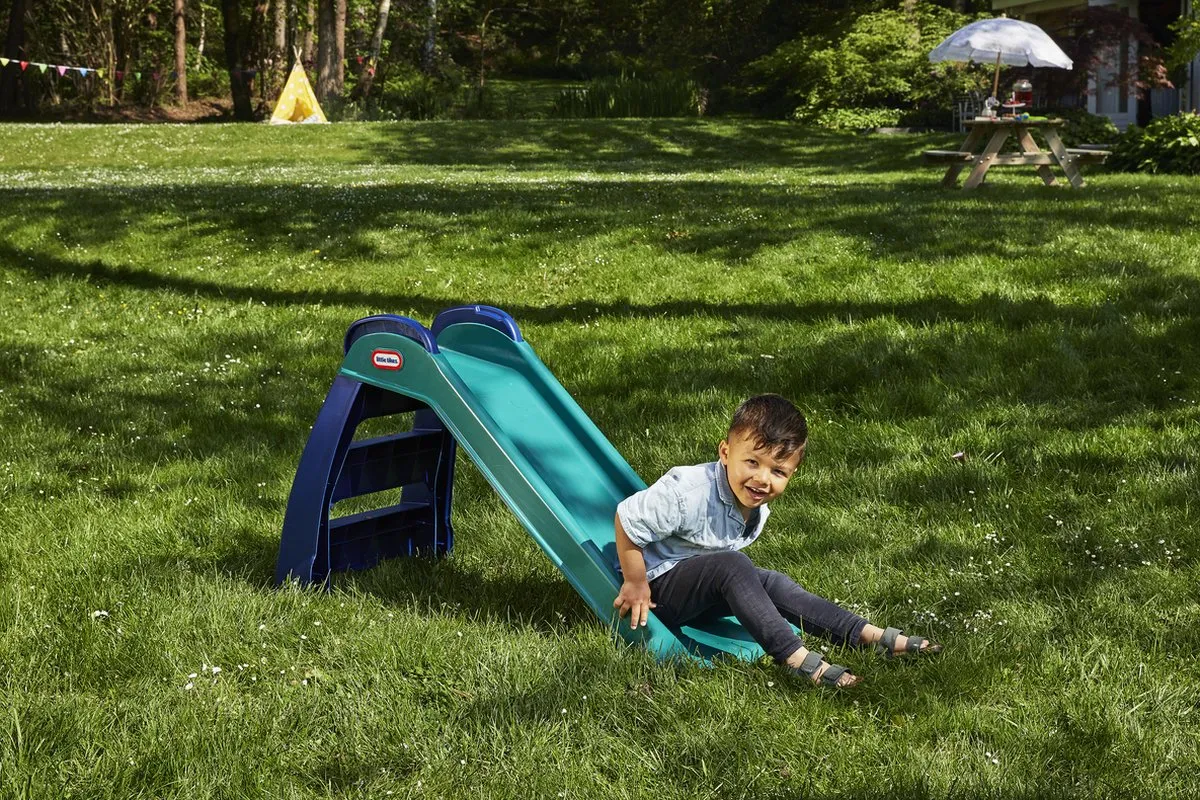 Little Tikes First Slide 2007342 - Buiten - Blauw/Groen