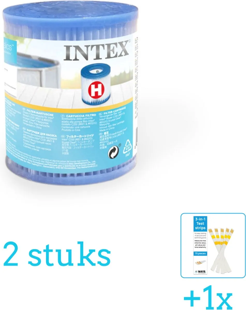 Intex Type H Filtercartridge 29007-Wit
