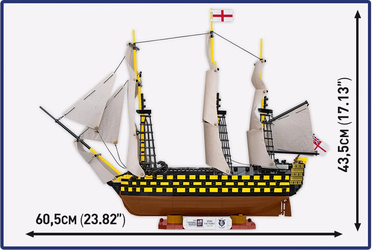 Cobi HMS Victory 20096 - 2517 Stukken - Multi - afbeelding 6 van 6