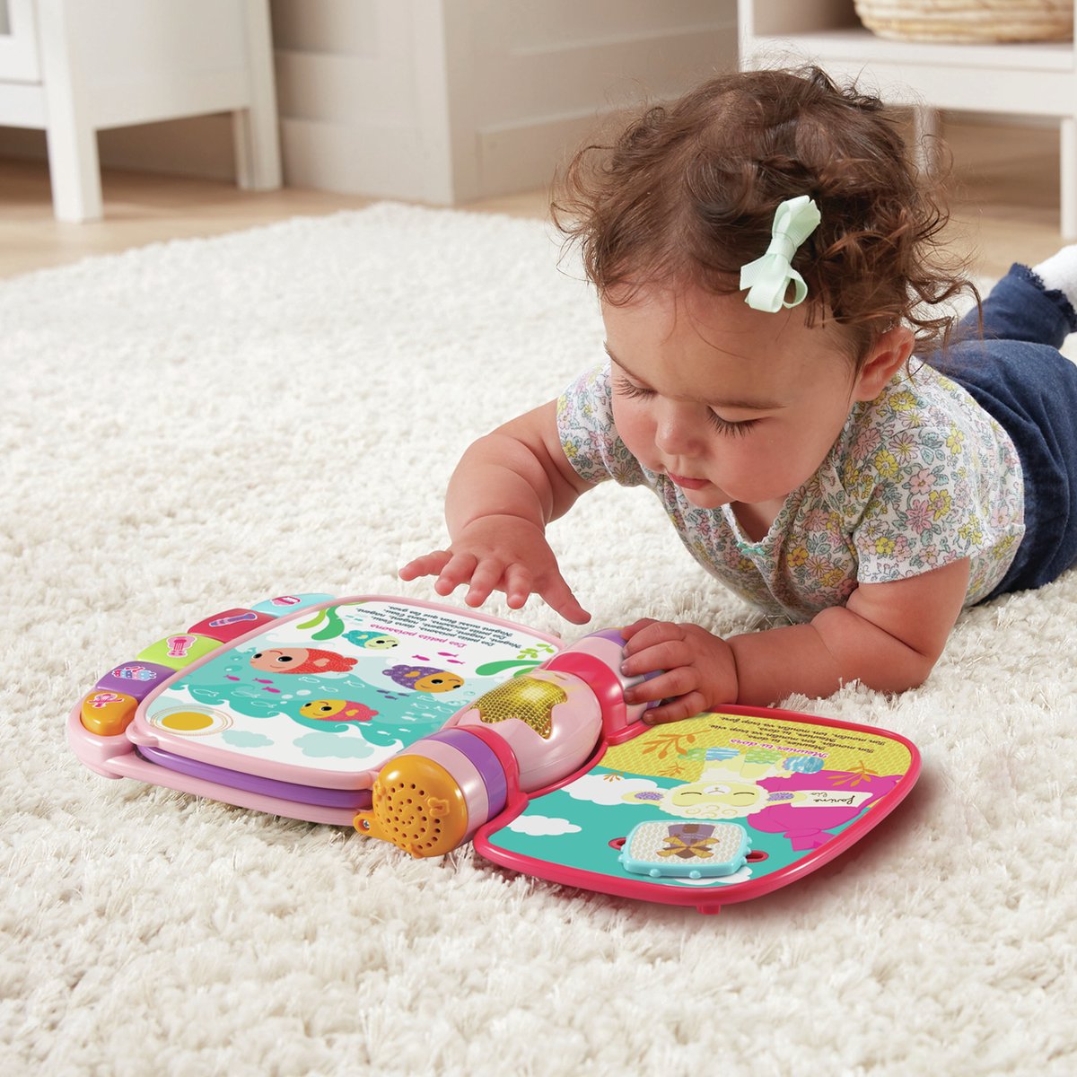 Interactief kinderboek Vtech Baby Super Enchanted Book of Baby Kitties Roze Multicolour