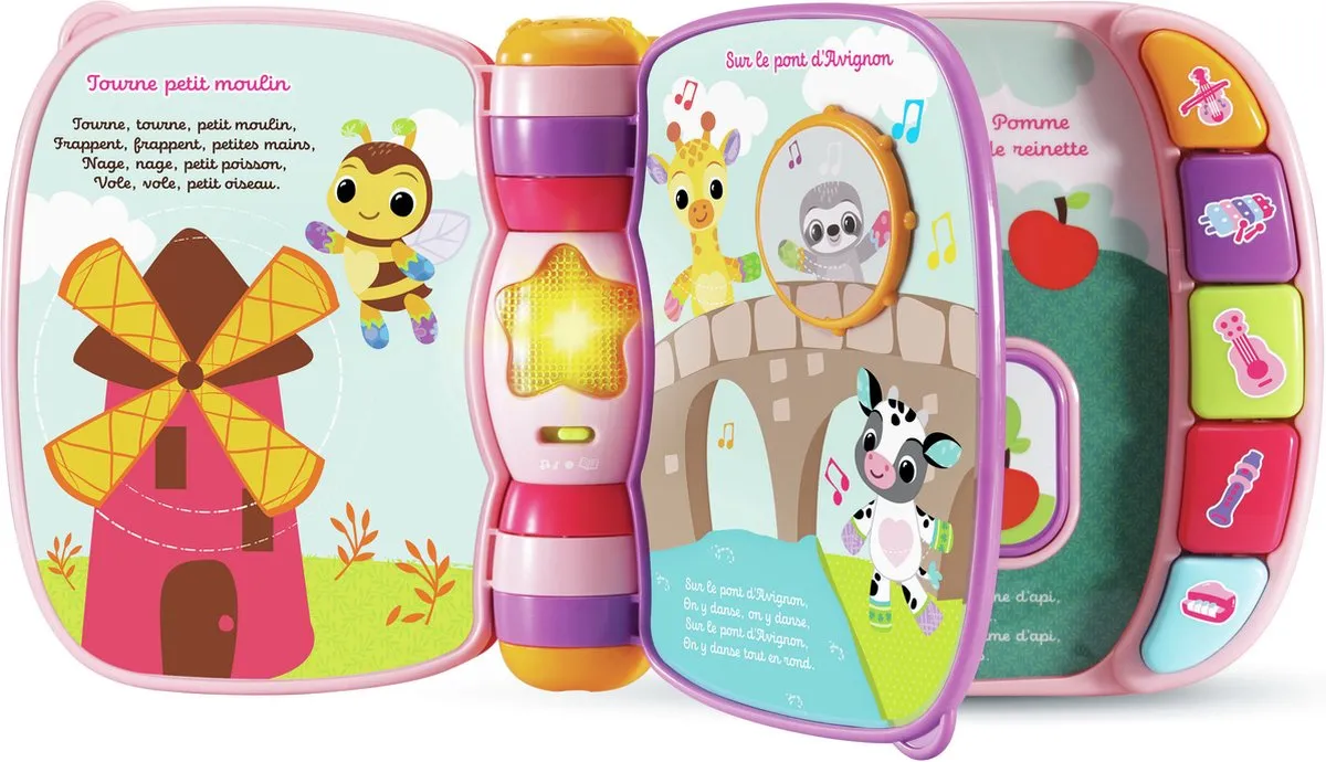 Vtech Baby Super Enchanted Book of Baby Kitties - Roze
