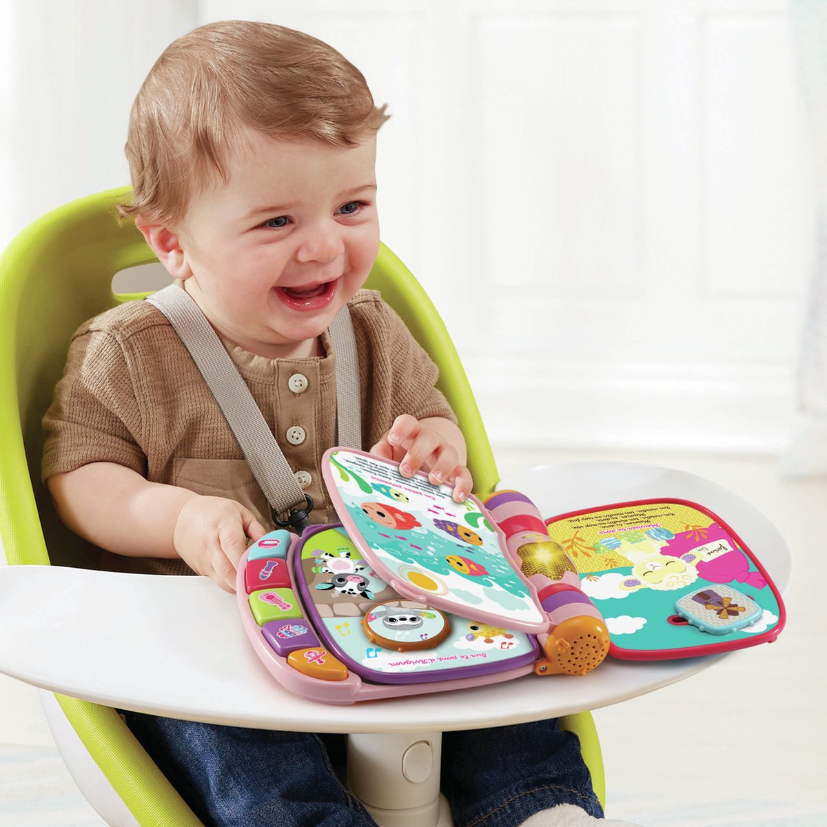 Interactief kinderboek Vtech Baby Super Enchanted Book of Baby Kitties Roze Multicolour