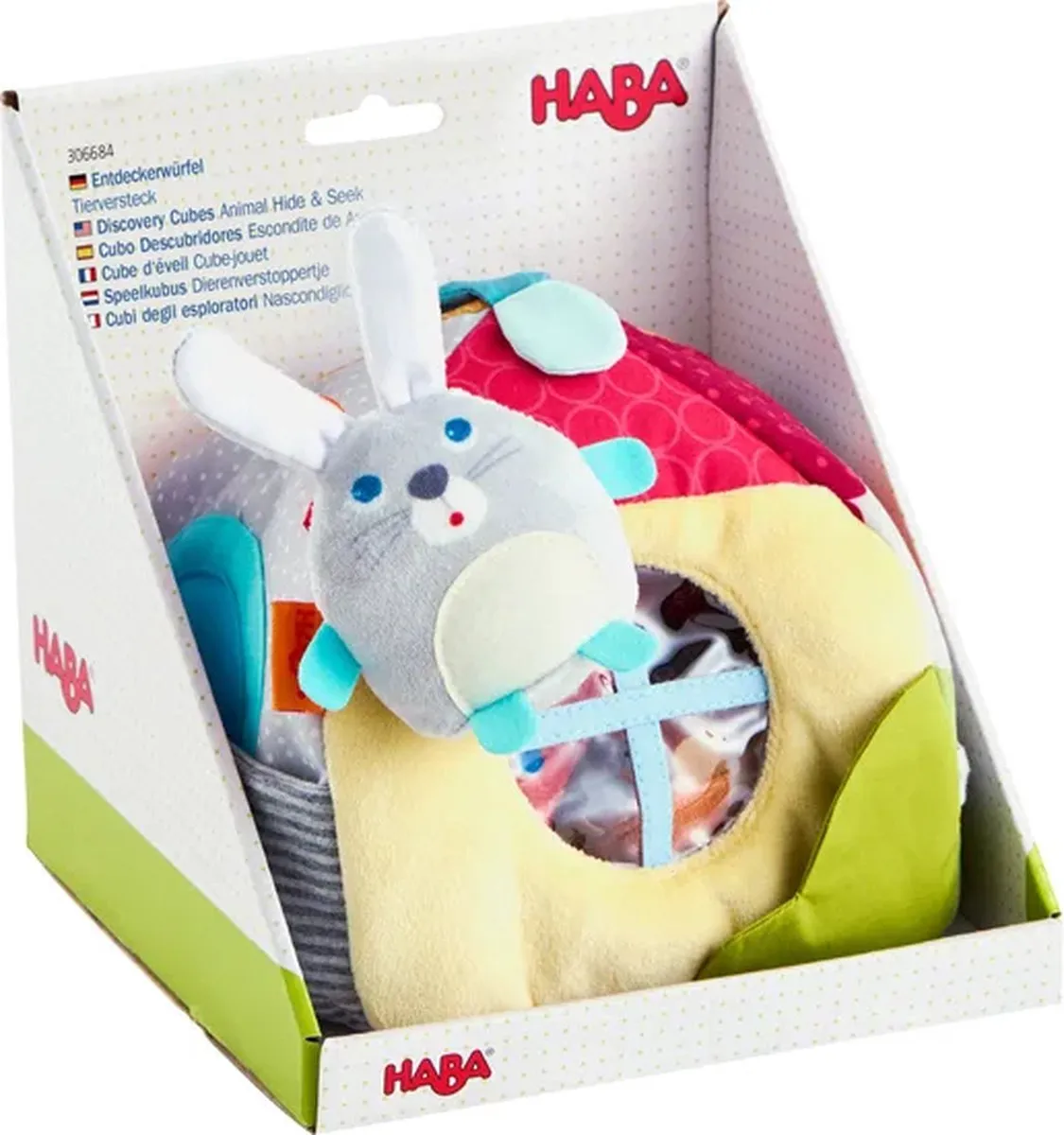 Haba Speelkubus Dierenverstoppertje - Meerkleurig