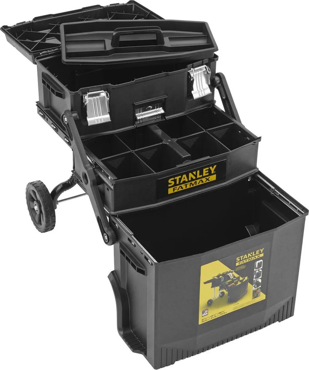 Stanley FatMax Cantilever Gereedschapswagen 1-94-210 - Zwart/Geel