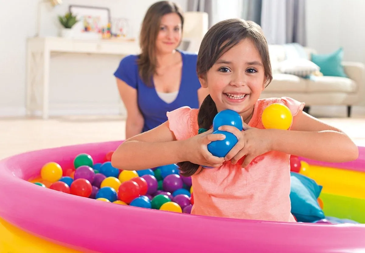 Intex GKD Ballenbakballen 100 Stuks - Ø6,5cm - Draagtas