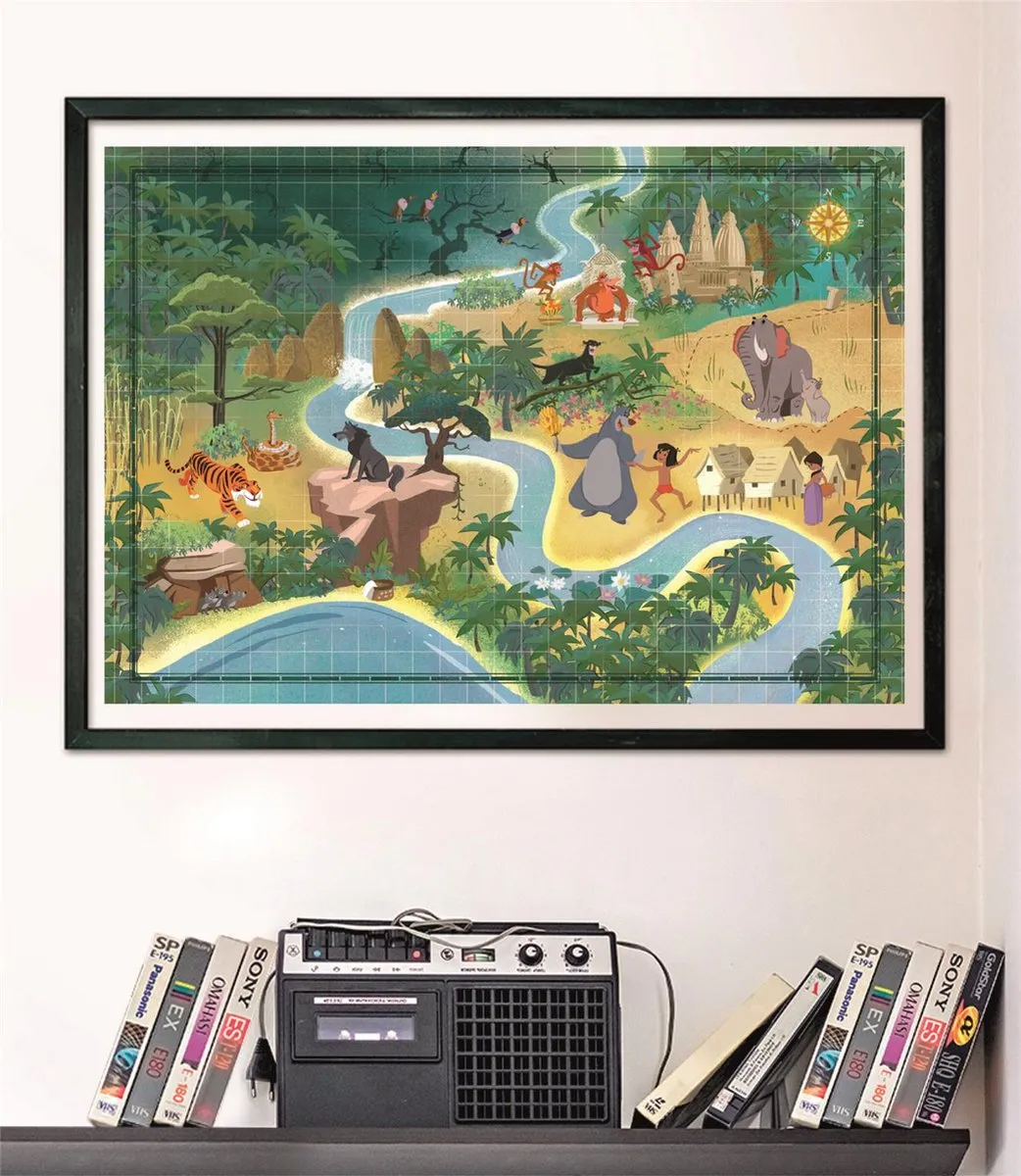Clementoni Disney Jungle Book Puzzel 1000 Stuks - Multicolor - afbeelding 6 van 6