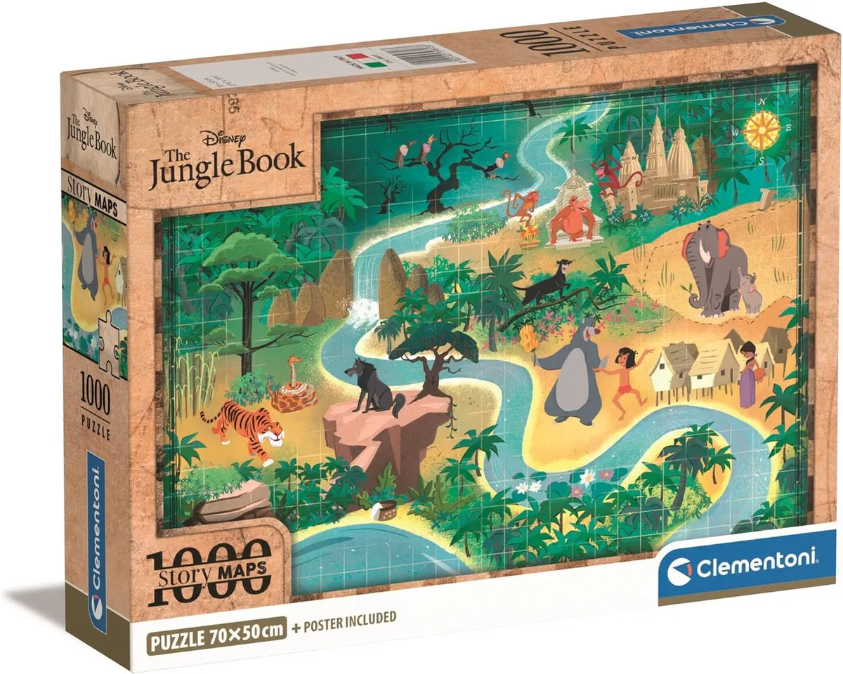 Clementoni Disney Jungle Book Puzzel 1000 Stuks