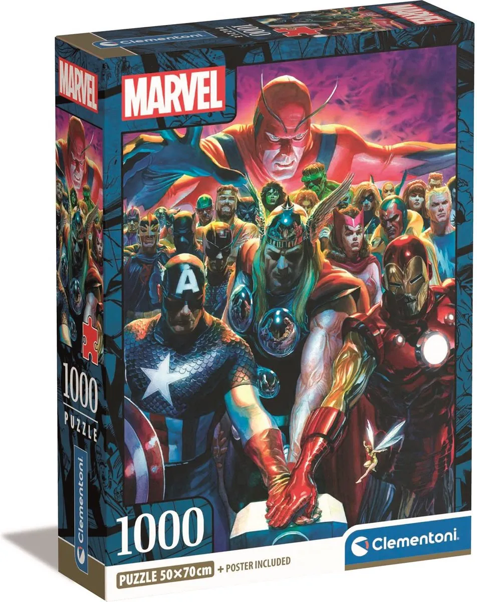 Clementoni Marvel Avengers Puzzel 1000 Stuks