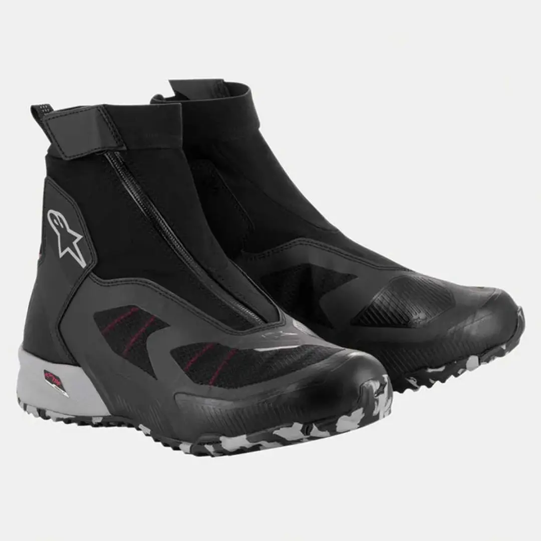Alpinestars CR-8 Gore-Tex Schoenen - Midden Grijs Licht Rood - Maat 13