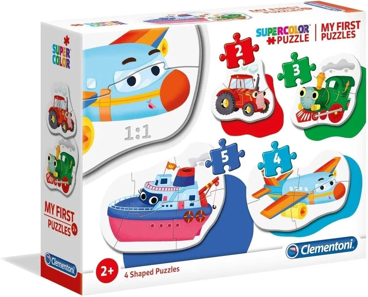Clementoni My First Puzzel Vervoermiddelen 14 Stukjes - Transport