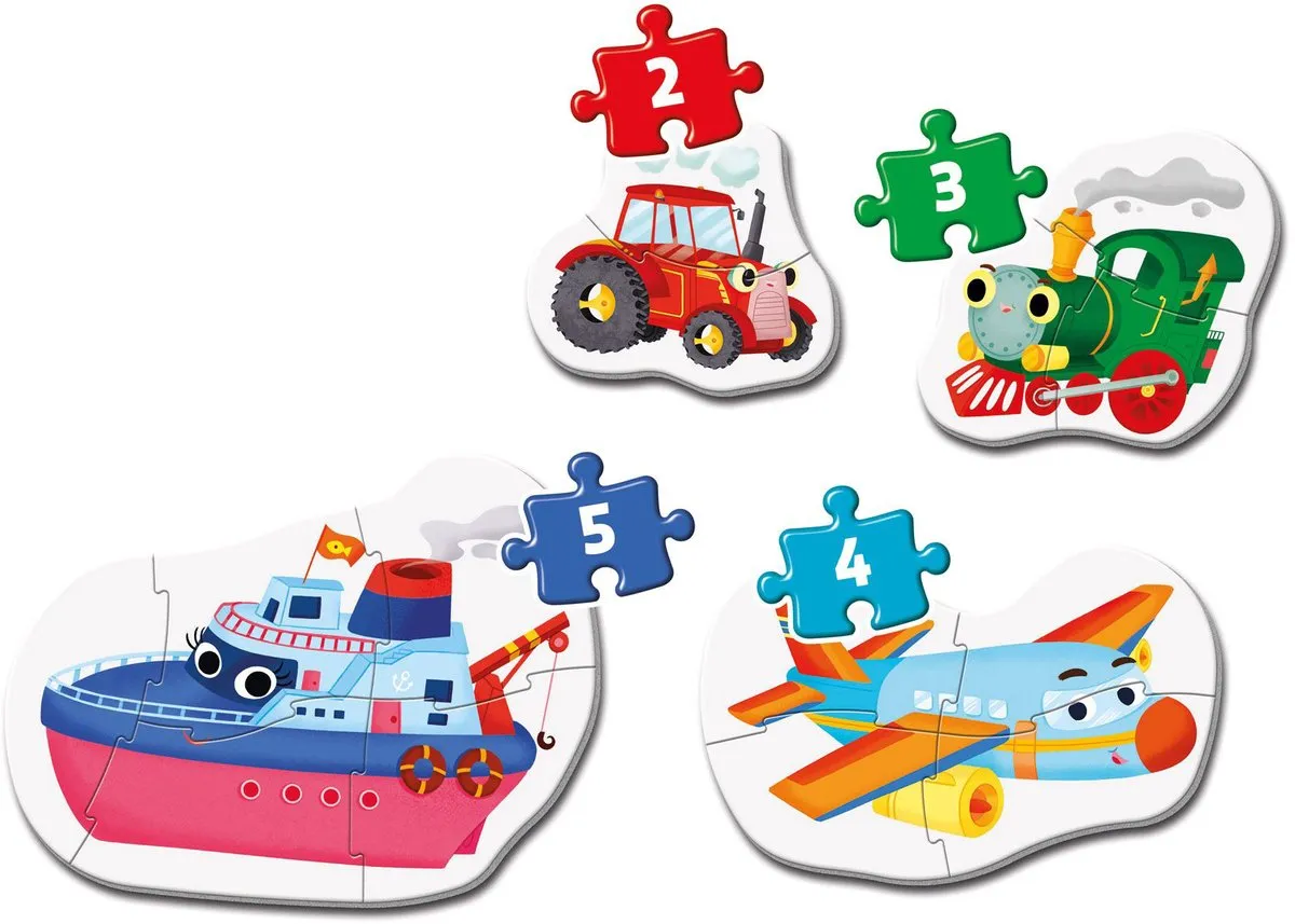 Clementoni My First Puzzel Vervoermiddelen 14 Stukjes - Transport