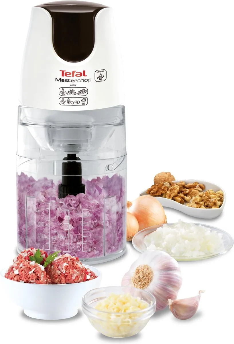 Tefal Masterchop MB450B Hakapparaat 500W - Wit