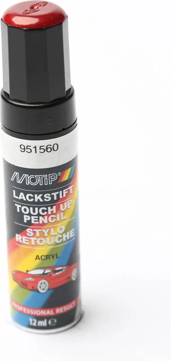 Motip Auto Lakstift Rood Metallic 12ml