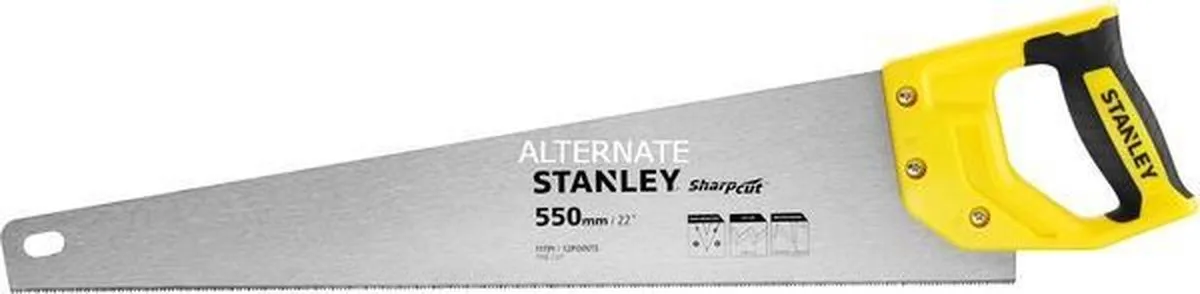 Stanley Universeel Zaag SharpCut 550mm STHT20372-1 - 11 Tanden/inch