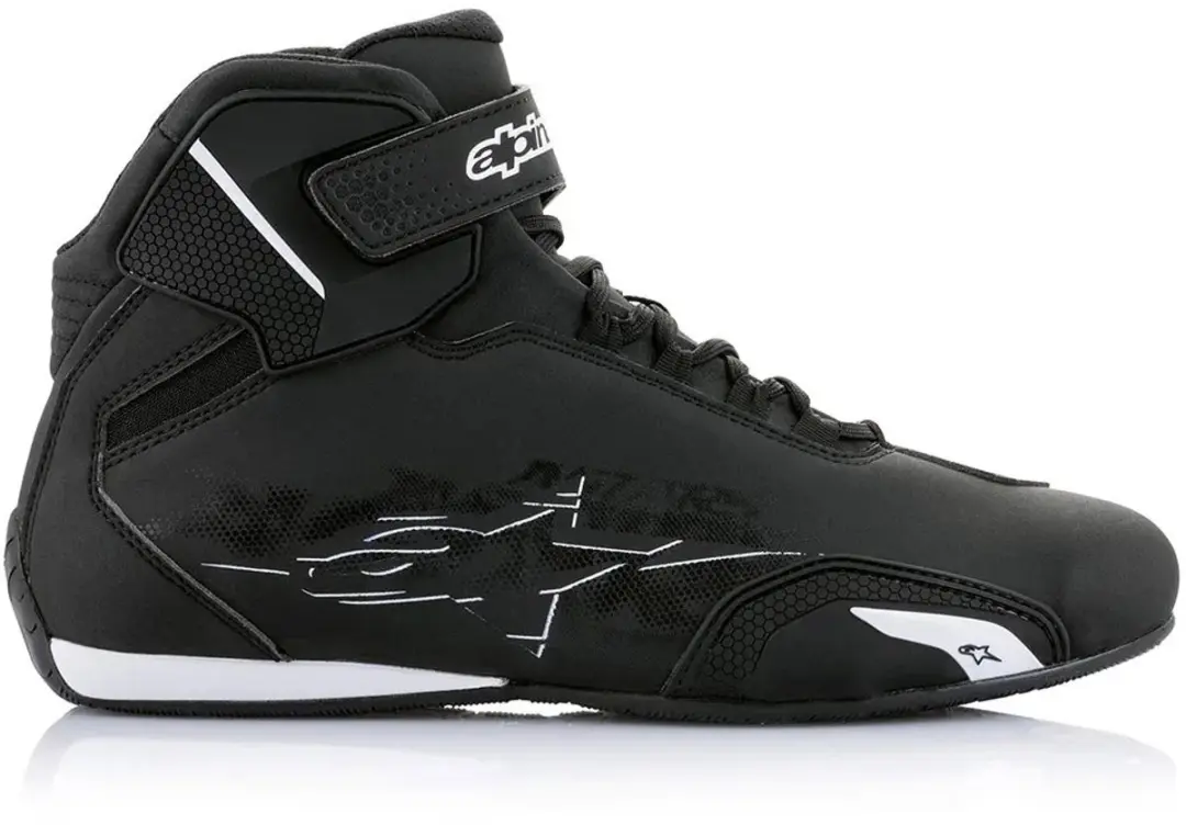 Alpinestars Sektor Schoenen - US 8 - Zwart/Wit