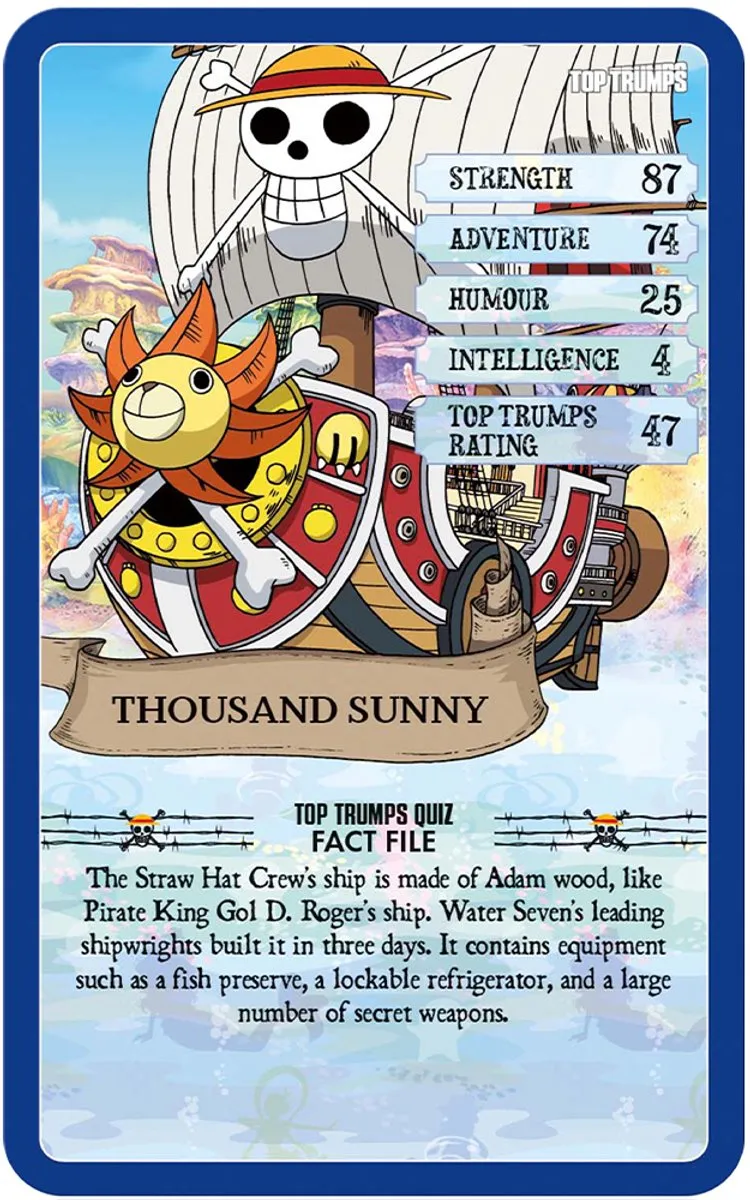 Winning Moves Top Trumps One Piece Kaartspel - 4 Spelers