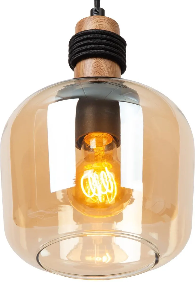 Lucide Ilona Hanglamp Ø18cm - 1xE27 - Amber