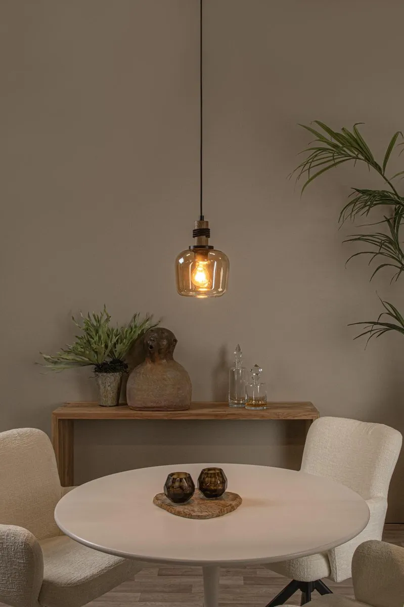 Lucide Ilona Hanglamp Ø18cm - 1xE27 - Amber