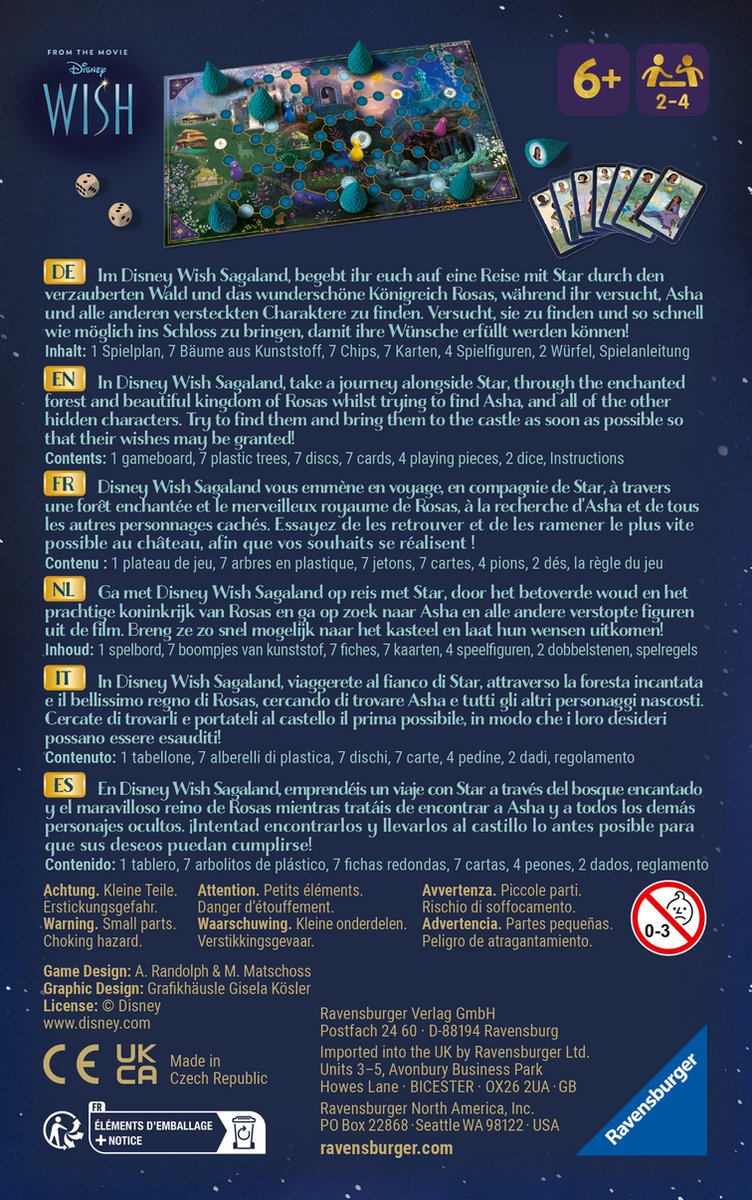 Ravensburger Disney Wish Sagaland - Pocketspel