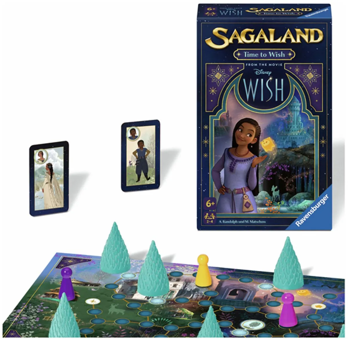 Ravensburger Disney Wish Sagaland Pocketspel 22649 - afbeelding 6 van 6