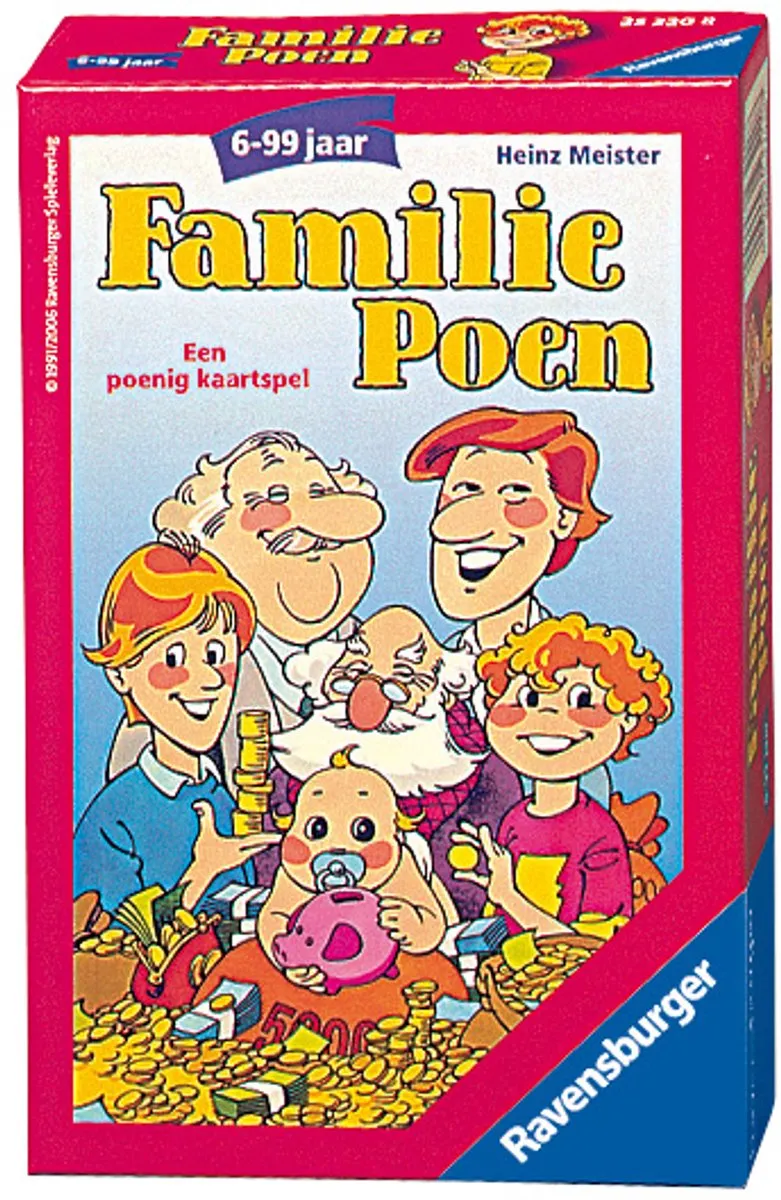 Ravensburger Familie Poen Pocketspel - 2-4 Spelers