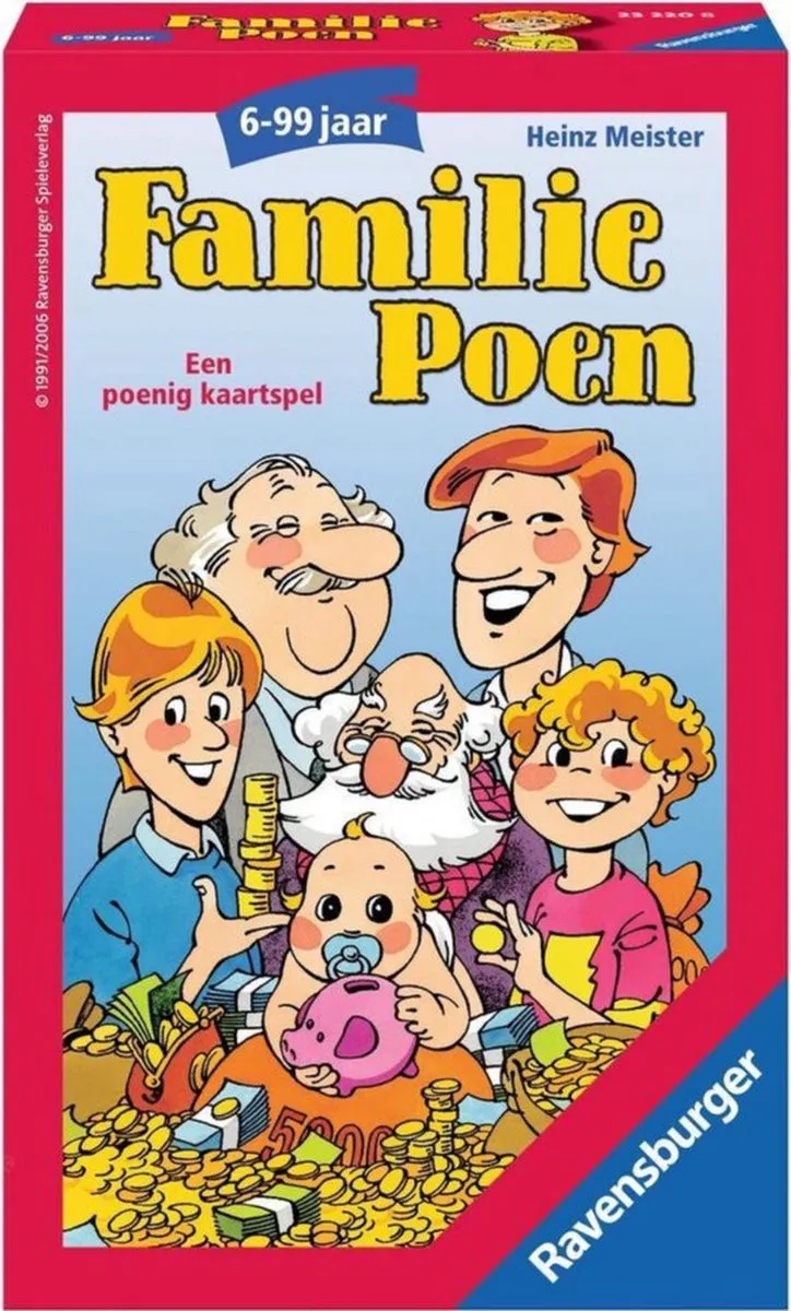 Ravensburger Familie Poen Pocketspel - 2-4 Spelers