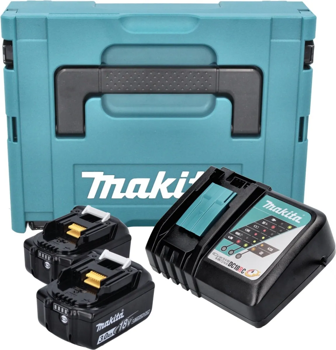 Makita 18V LXT Accu Starterset 197952-5 - 2x 3.0Ah + 9A Lader
