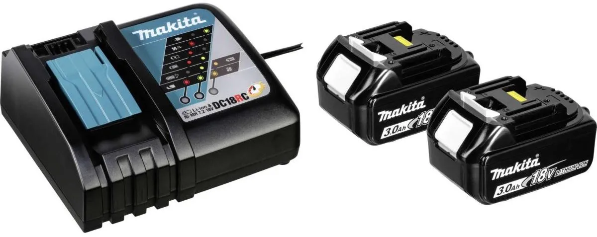 Makita 18V LXT Accu Starterset 197952-5 - 2x 3.0Ah + 9A Lader