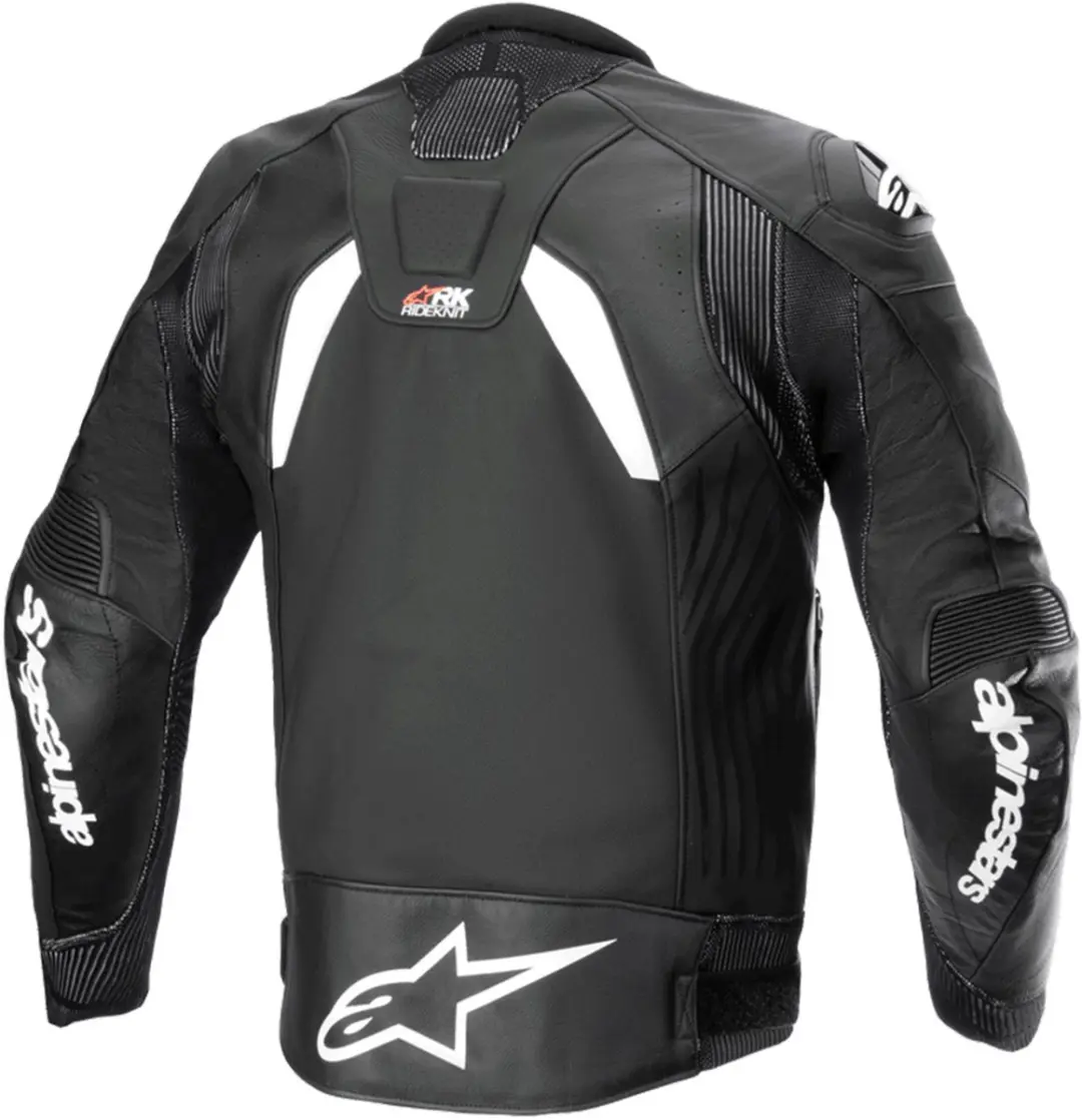 Alpinestars GP Plus R V4 Rideknit Leren Jas - Zwart/Wit
