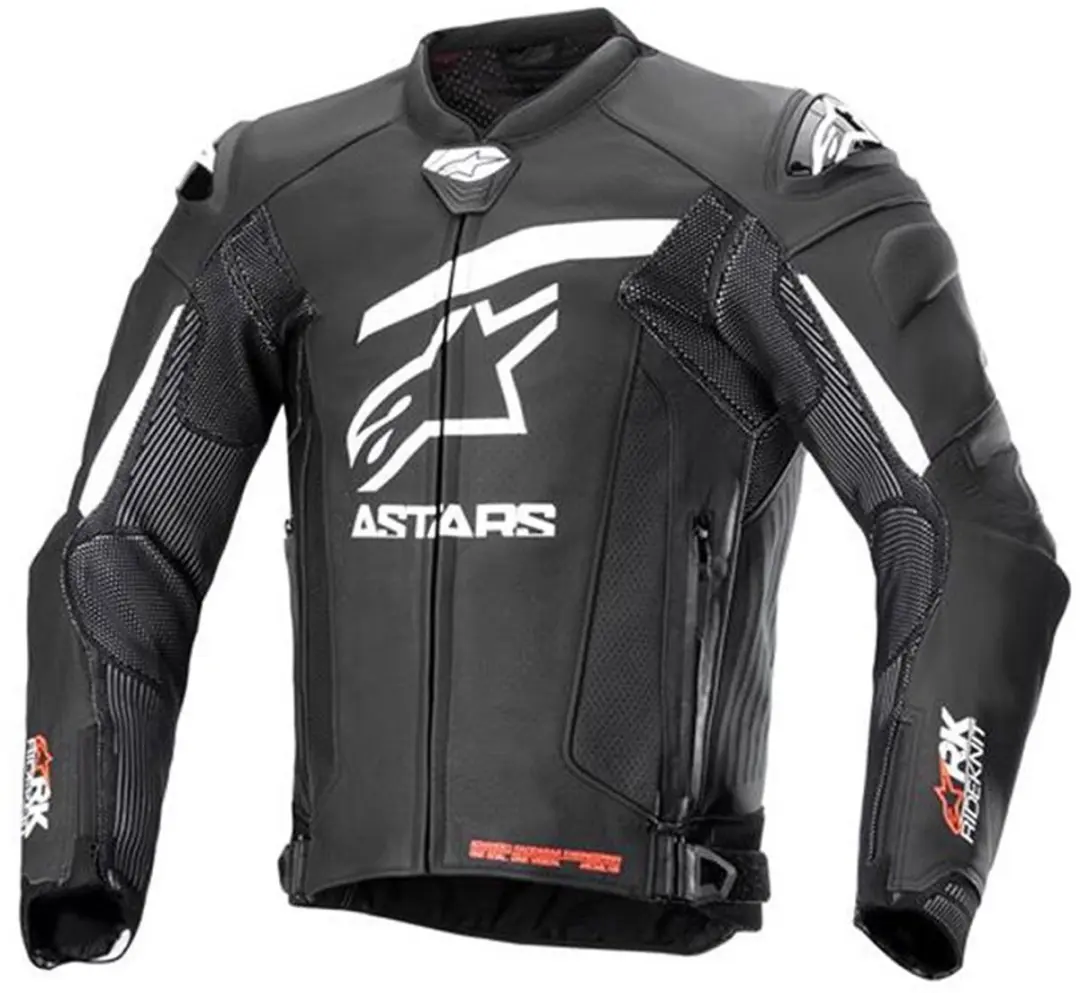 Alpinestars GP Plus R V4 Rideknit Leren Jas - Zwart/Wit