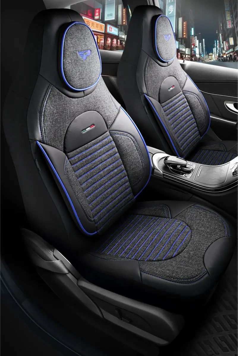 Panda Autostoelhoezen Opel Signum 2003-2008 - Enzo Blauw