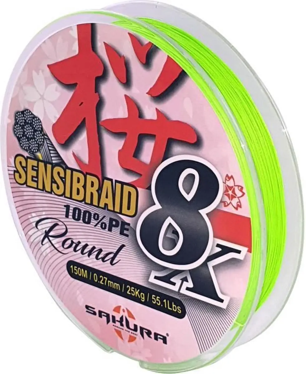 Sakura Sensibraid 8X Chartreuse