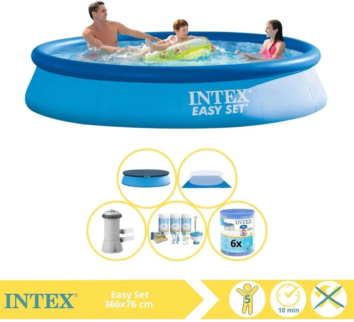 Intex Easy Set Zwembad 366x76cm