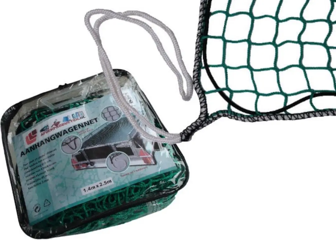 Erro Afdeknet Aanhanger 1,5x2m - Groen
