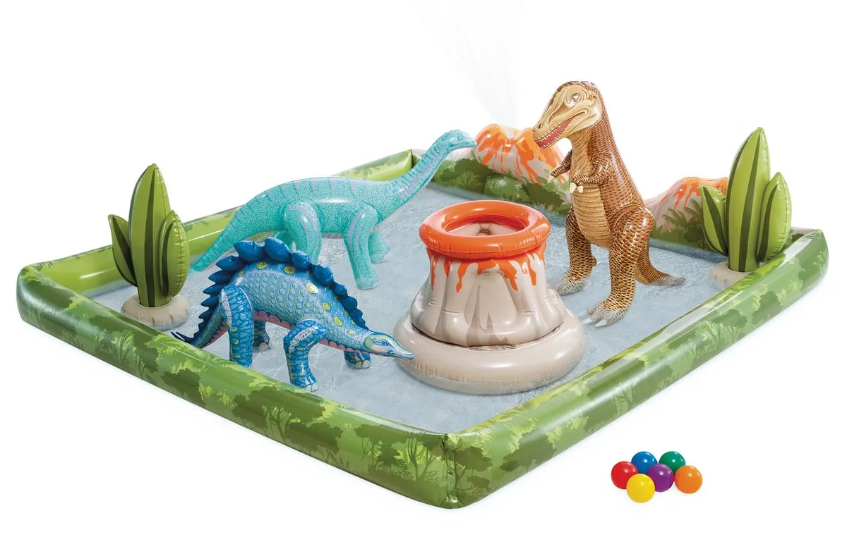 Intex Jurassics Adventure Play Center 201x201x36cm - 410L - Groen
