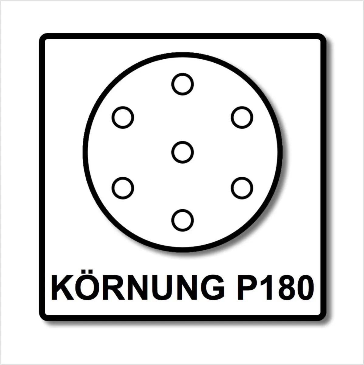Festool STF D225 Schuurpapier Granaat P180