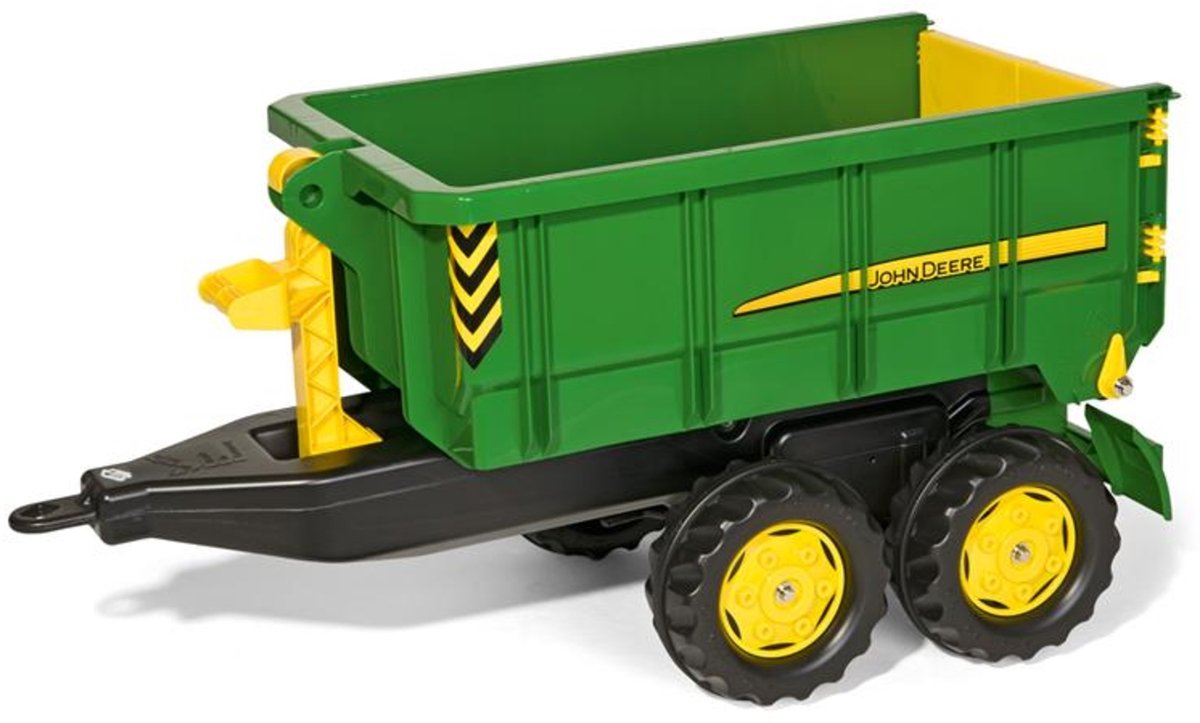 Rolly Toys Aanhanger - Tipp John Deere - Met kiepsysteem - Vanaf 3 jaar