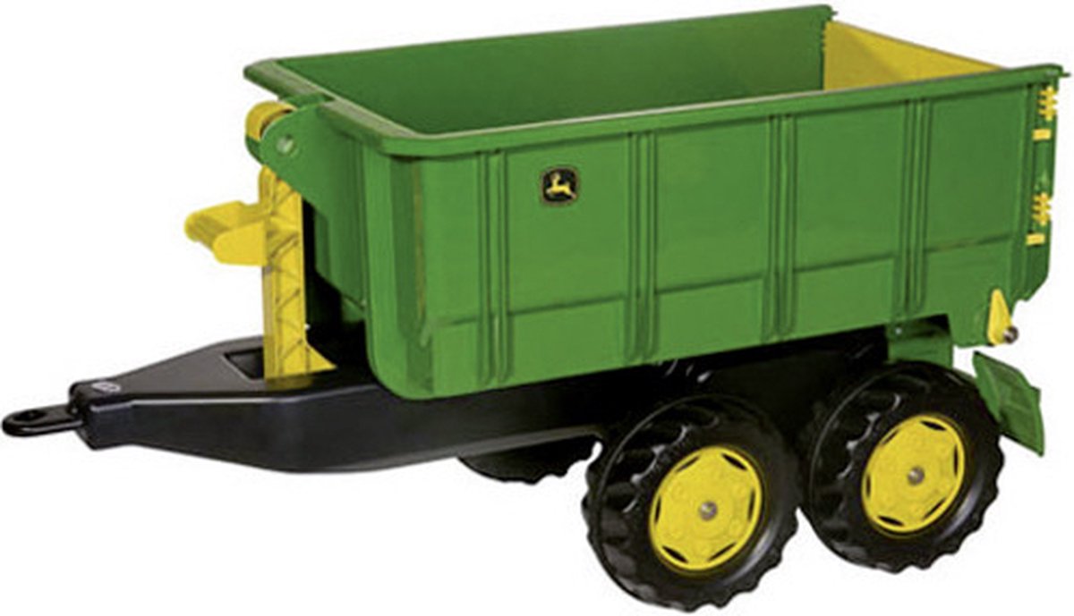 Rolly Toys Aanhanger - Tipp John Deere - Met kiepsysteem - Vanaf 3 jaar