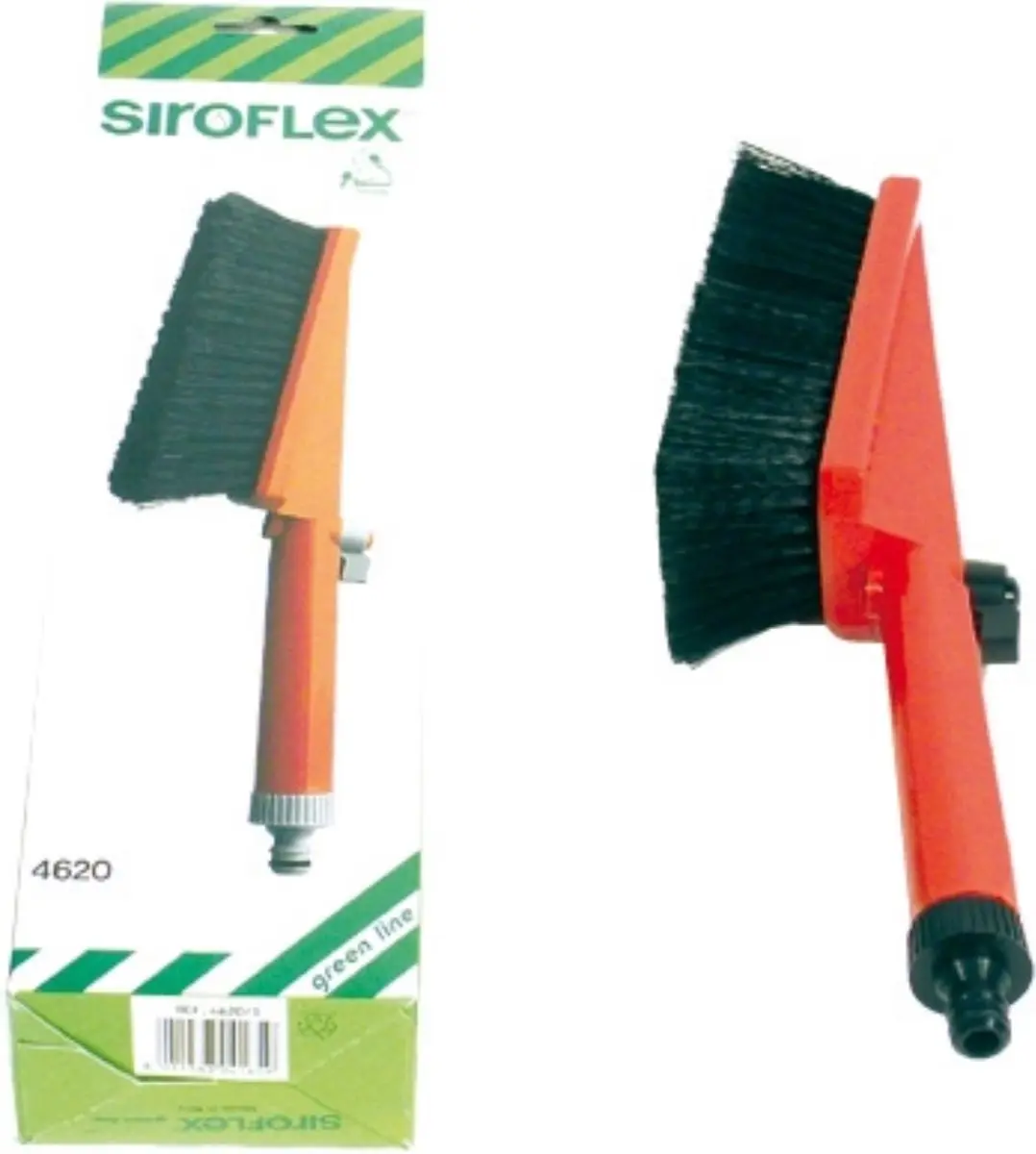 Talen Tools Auto-wasborstel Oranje/Zwart - Met kraan en nippel