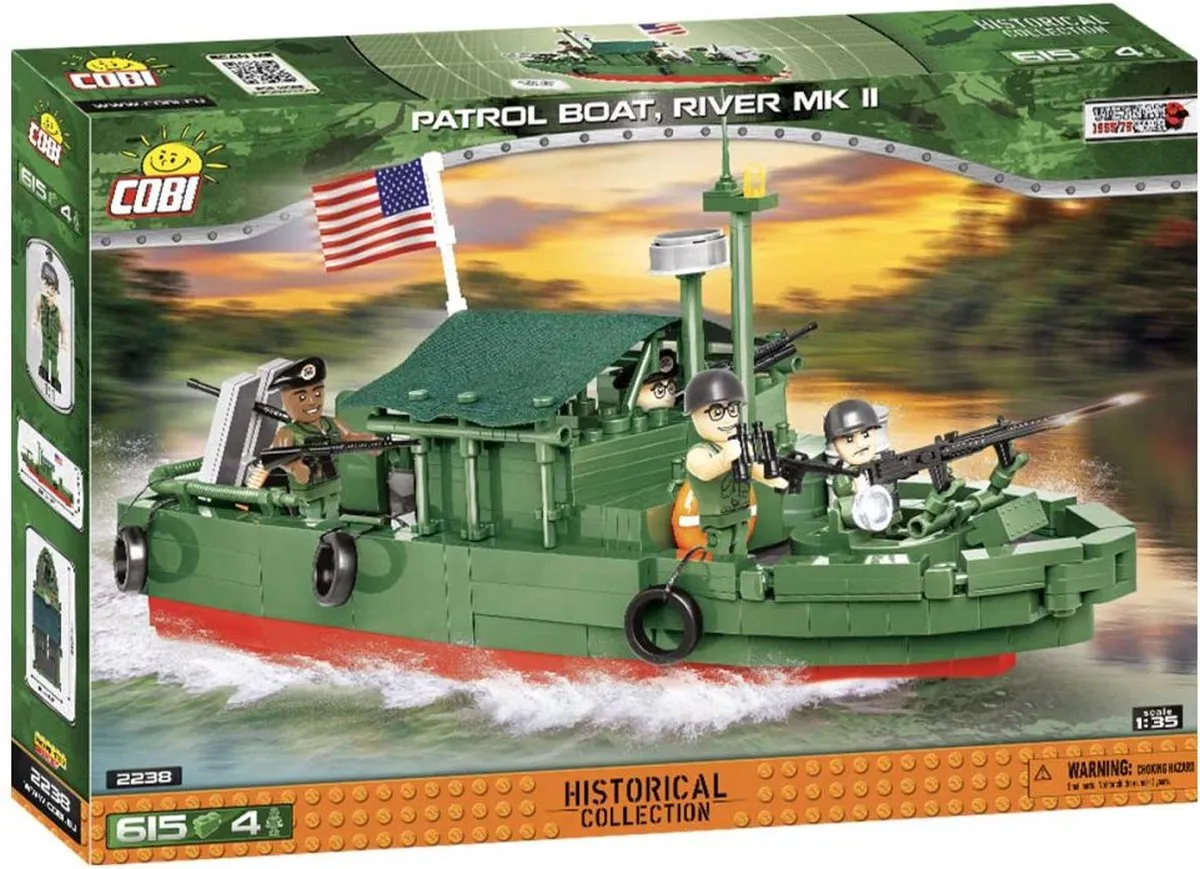 Cobi 2238 Patrolboat River MKII Constructiespeelgoed